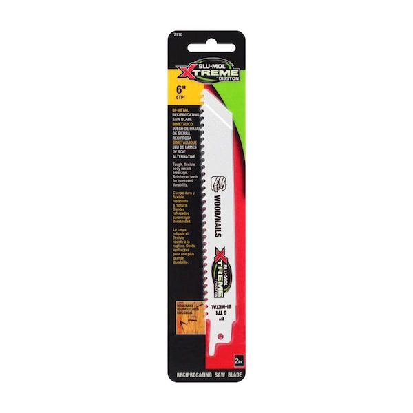 Blu-Mol Xtreme RECIPROCTNG BLADE 6in. 6TPI - E0217110