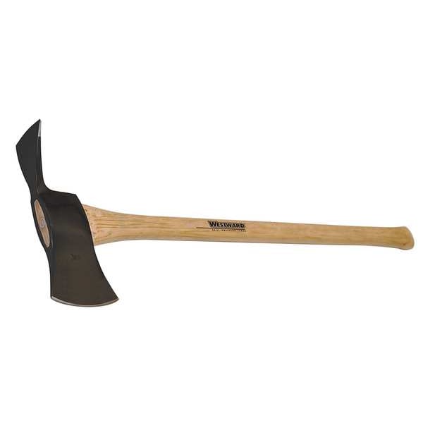 Westward 3 3/4 lb Pulaski Axe, 36 in L Hickory Handle - 20C889