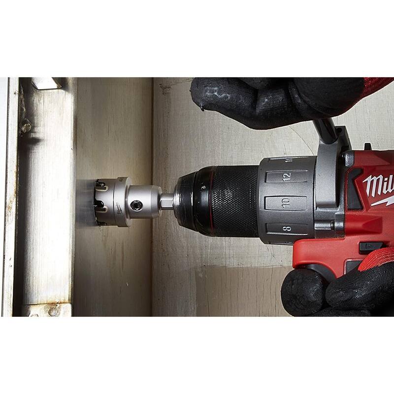 Kit de cortador de agujero de carburo de Milwaukee (16 piezas) - 49-22-8620-49-22-8620