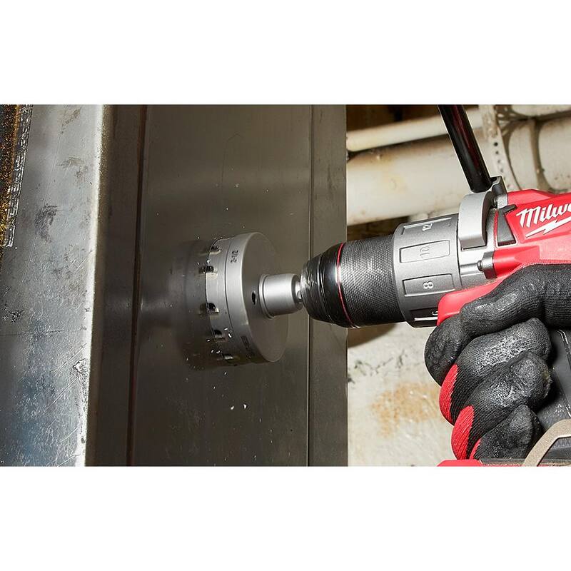 Kit de cortador de agujero de carburo de Milwaukee (16 piezas) - 49-22-8620-49-22-8620