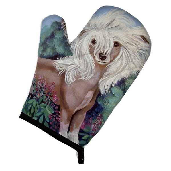 Carolines Treasures Chinese Crested Oven Mitt - 7052OVMT