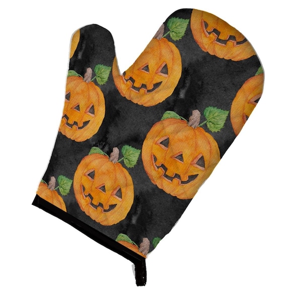Carolines Treasures Watecolor Halloween Jack-O-Lantern Oven Mitt - BB7524OVMT