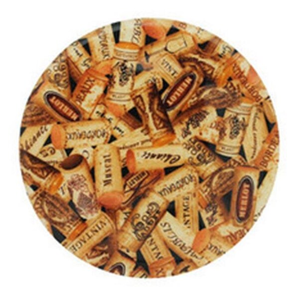 Andreas Andreas TRT-270 10 in. Corks Round Trivet; Pack of 3 - TRT-270