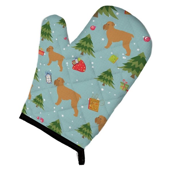 Carolines Treasures Christmas Brussels Griffon Oven Mitt - BB4864OVMT