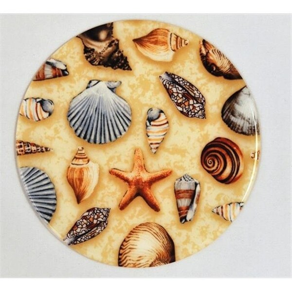 Andreas Andreas JO-53 Shells Round Silicone Mat Jar Opener - Pack of 3 trivets - JO-53