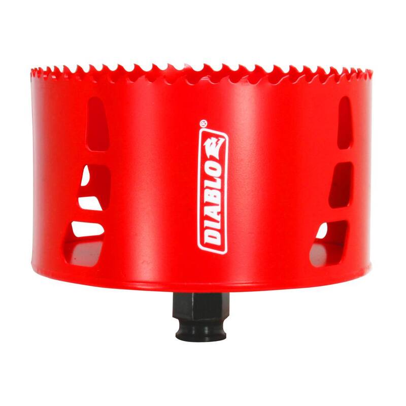 DIABLO 4-1/2 pulgadas Sierra de Corona Bimetálica con Profundidad de Corte de 2-3/8 pulgadas - DHS4500
