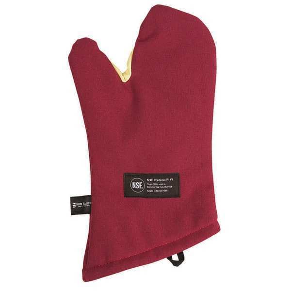 Cool Touch Flame Conventional Mitt, W/Kevlar, 535 deg F, 17" - KT0218