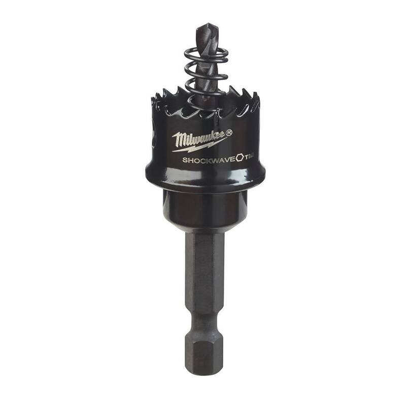 Broca para sierra de corona de servicio pesado SHOCKWAVE IMPACT de 3/4 de pulgada de Milwaukee - 49-56-9805