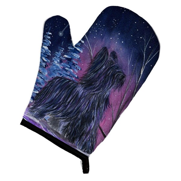 Carolines Treasures Starry Night Briard Oven Mitt - SS8366OVMT