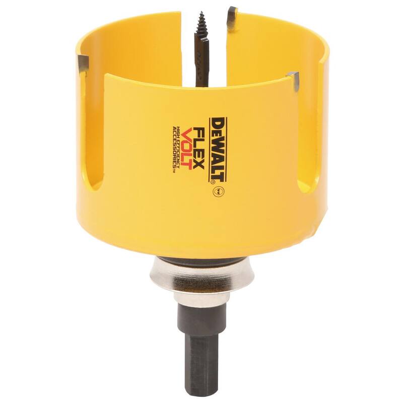Kit de sierra de perforación de madera de carburo DEWALT FLEXVOLT de 7 piezas - DWAFV07SET