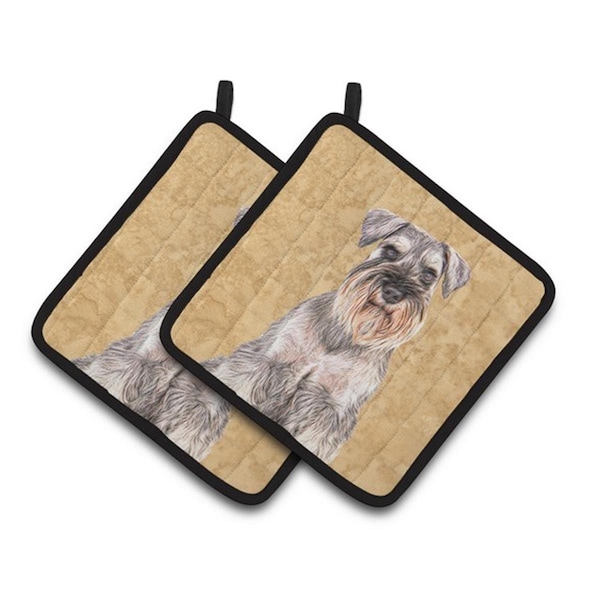 Carolines Treasures German Shepherd Pair of Pot Holders, 7.5 x 3 x 7.5 in. - KJ1229PTHD