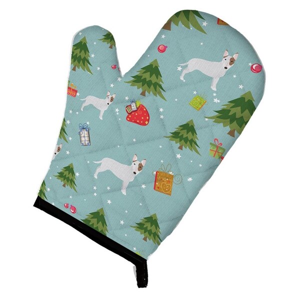 Carolines Treasures Christmas Bull Terrier Oven Mitt - BB4919OVMT