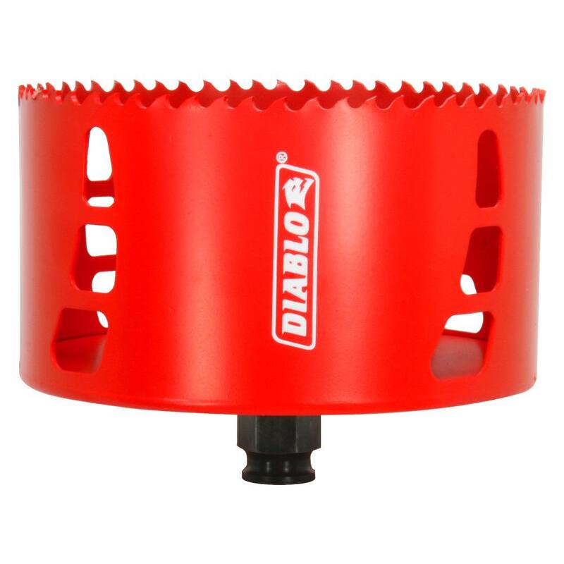 DIABLO Sierra de corona bimetálica de 4-3/4 pulgadas con una profundidad de corte de 2-3/8 pulgadas - DHS4750