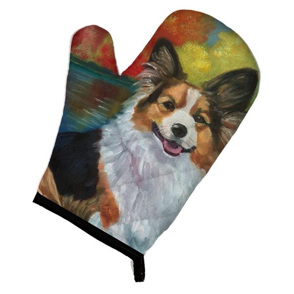 Carolines Treasures Corgi by the lake Oven Mitt - 7294OVMT