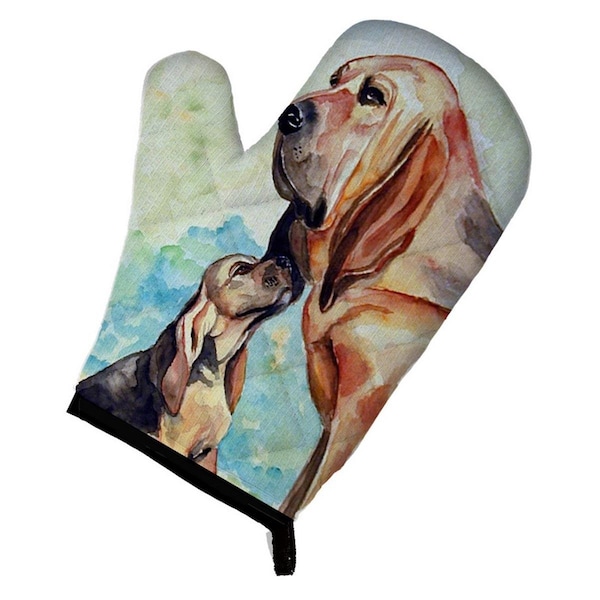 Carolines Treasures Bloodhound Mommas Love Oven Mitt - 7014OVMT