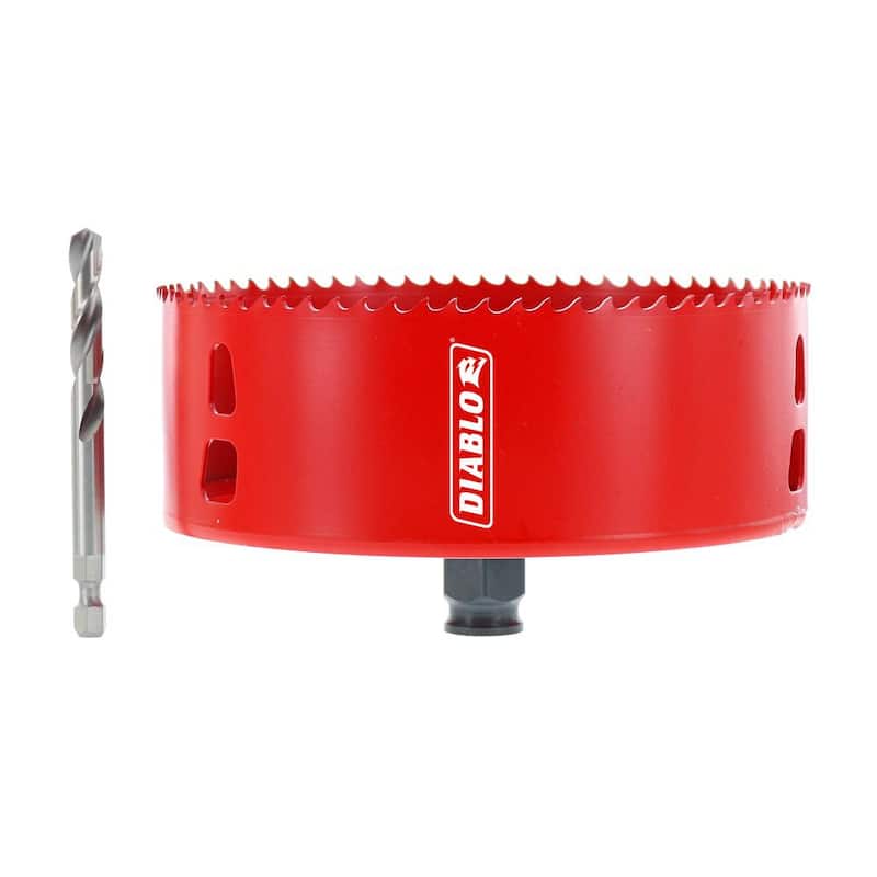 DIABLO 5-3/8 pulgadas Sierra de perforación bimetálica para iluminación empotrada - DHS5375RL