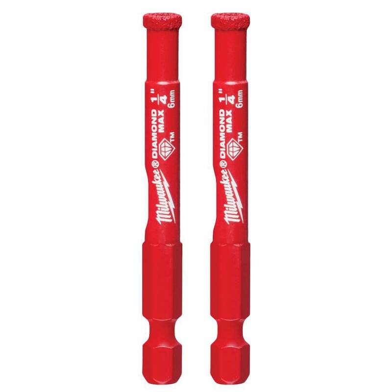 Set de sierra de agujero Milwaukee Diamond MAX (2 piezas) - 49-56-0501