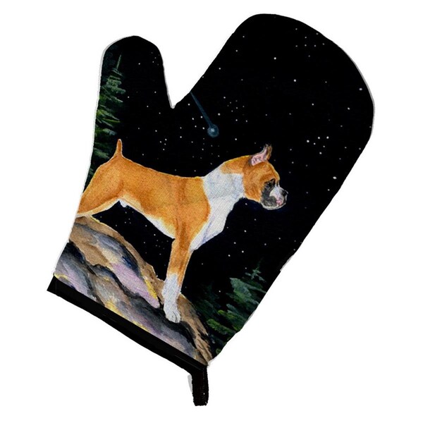 Carolines Treasures Starry Night Boxer Oven Mitt - SS8496OVMT
