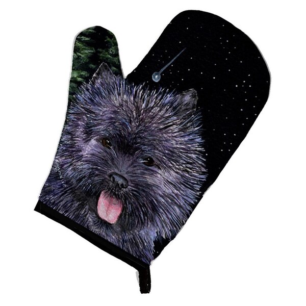 Carolines Treasures Starry Night Cairn Terrier Oven Mitt - SS8494OVMT