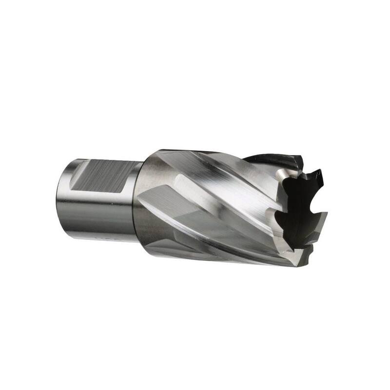 Broca de anillo de acero de alta velocidad de 1/2 pulg. x 2 pulg. con vástago Weldon de 3/4 pulg. - DWC5-530-211