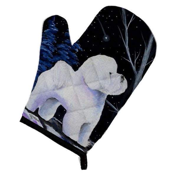 Carolines Treasures Starry Night Bichon Frise Oven Mitt - SS8397OVMT