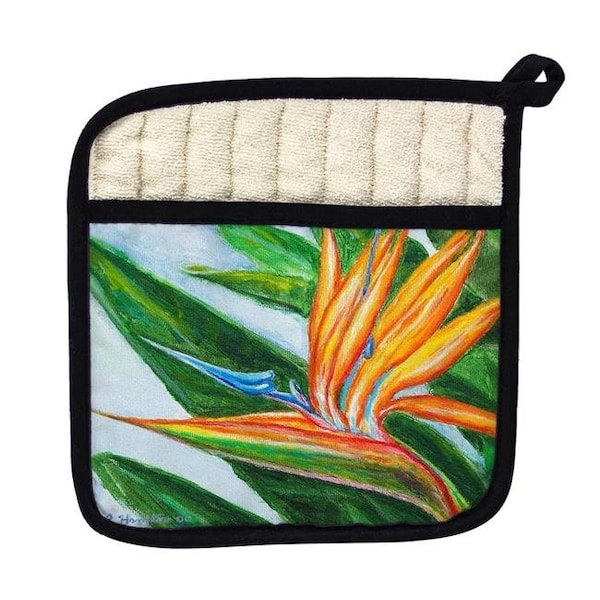 Betsy Drake Betsy Drake PT080 Bird of Paradise Pot Holder - PT080