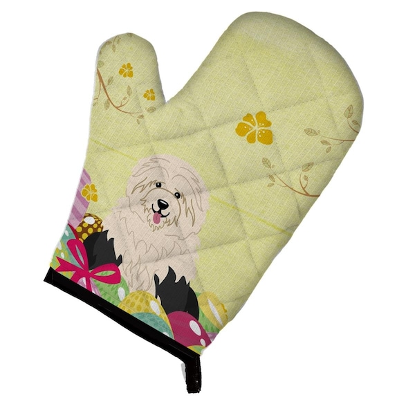 Carolines Treasures Easter Eggs Old English Sheepdog Oven Mitt - BB6096OVMT