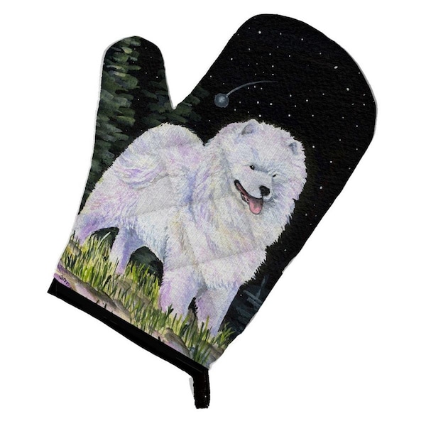 Carolines Treasures Starry Night Samoyed Oven Mitt - SS8498OVMT