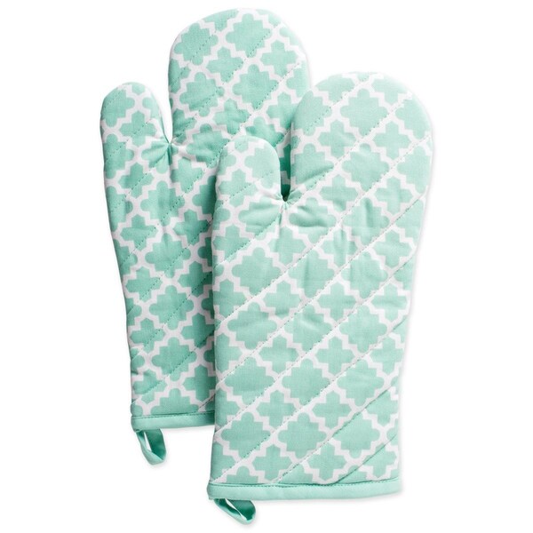 Fastfood Aqua Lattice Oven Mitt - FA2567163