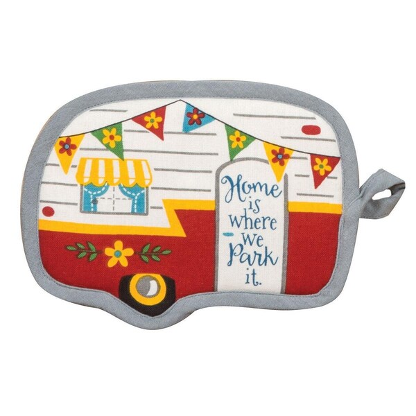 Kay Dee Desi R4252 Happy Camper Shaped Potholder - K7D_R4252