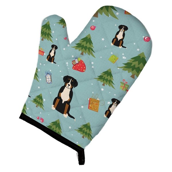 Carolines Treasures Christmas Greater Swiss Mountain Dog Oven Mitt - BB4697OVMT