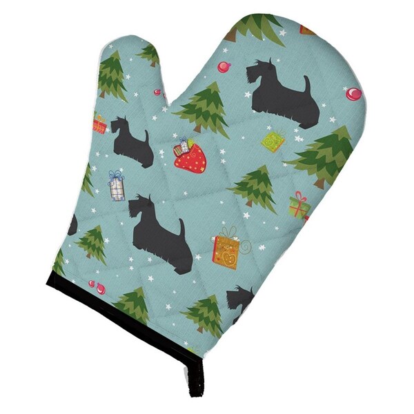 Carolines Treasures Christmas Scottish Terrier Oven Mitt - BB4893OVMT