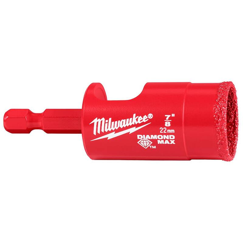 Broca Milwaukee de diamante de 7/8 pulgadas - 49-56-0516