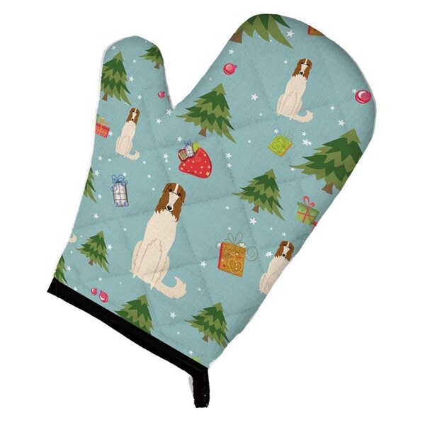 Carolines Treasures Christmas Borzoi Oven Mitt - BB4683OVMT