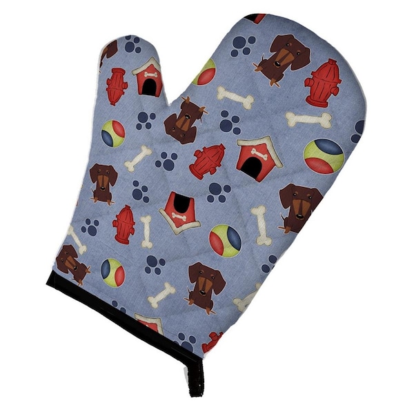 Carolines Treasures Dog House Collection Dachshund Chocolate Oven Mitt - BB2744OVMT
