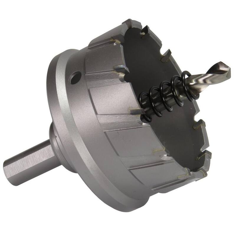 Broca de corte de agujero de carburo de 2 pulgadas de Drill America con 3/16 pulgadas de corte y expulsión automática de rebaba - DMS04-8051