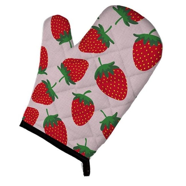 Carolines Treasures Carolines Treasures BB5146OVMT Strawberries on Pink Oven Mitt - BB5146OVMT