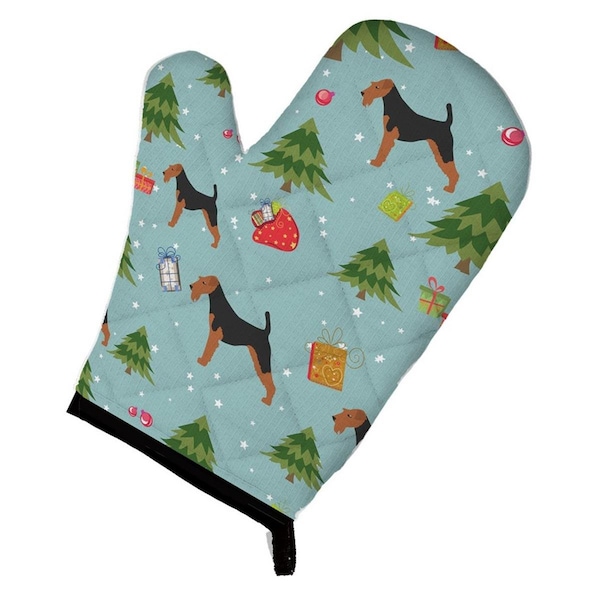Carolines Treasures Christmas Welsh Terrier Oven Mitt - BB4809OVMT