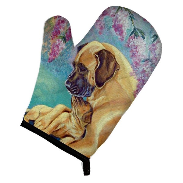 Carolines Treasures Great Dane and Puppy Oven Mitt - 7233OVMT