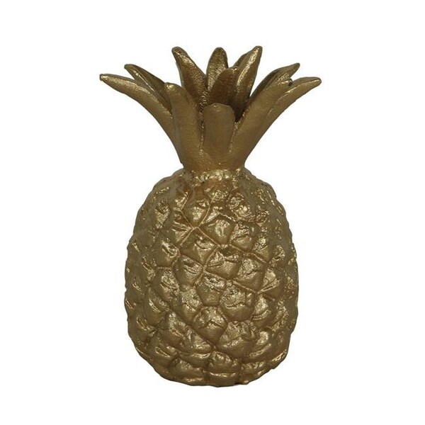 Cheungs Cheungs 4880S 5.5 lbs Gold Cast Iron Pineapple - 4880S