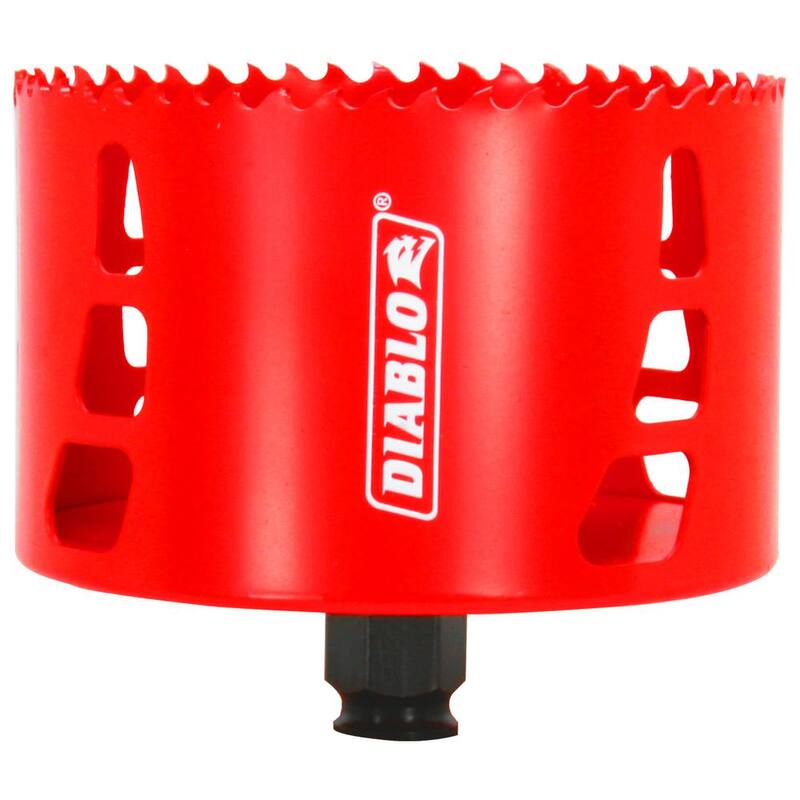 DIABLO 4-1/8 pulgadas Sierra de perforación bimetálica con profundidad de corte de 2-3/8 pulgadas - DHS4125