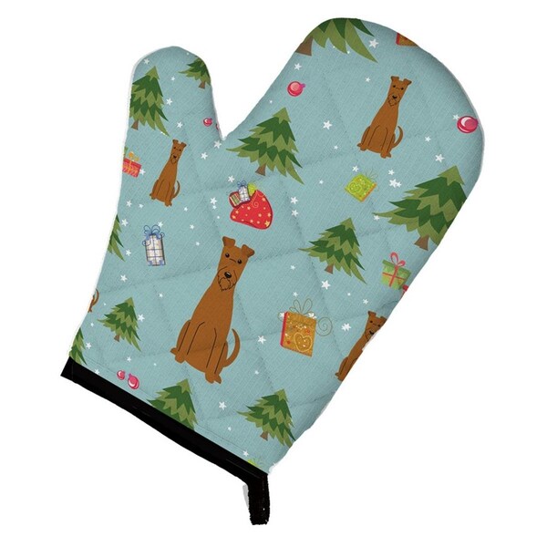 Carolines Treasures Christmas Irish Terrier Oven Mitt - BB4722OVMT