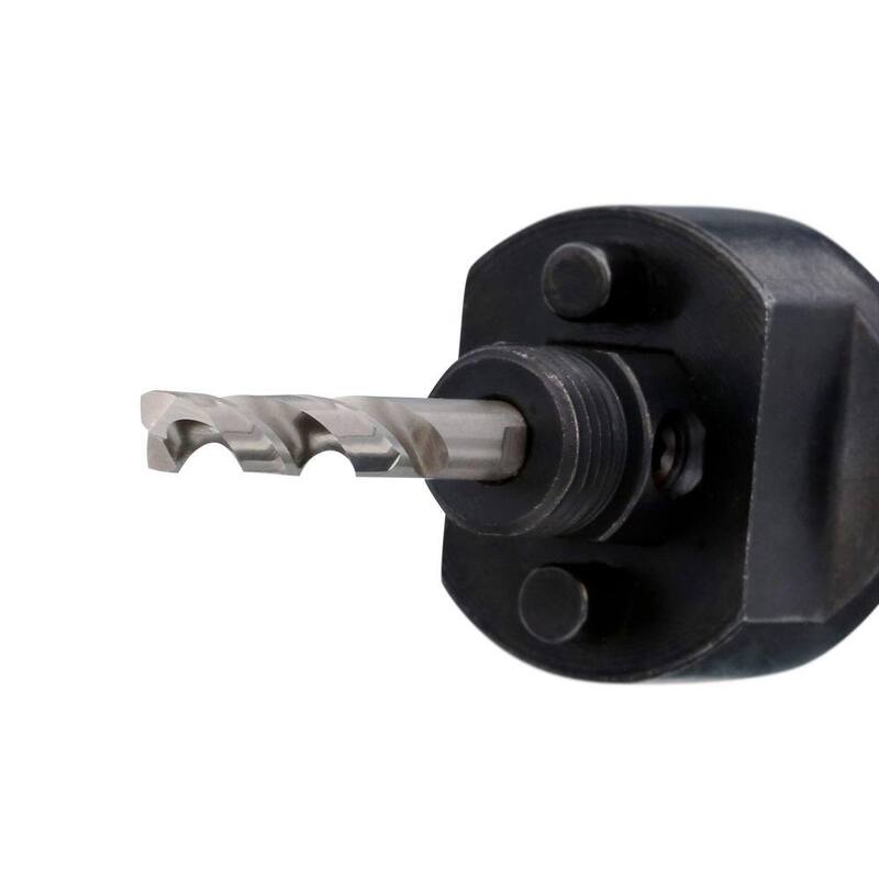 Arbor con sierra de agujero grande de cambio rápido de 3/8 pulg. de Milwaukee con broca piloto (paquete de 2) - 49-56-7250-49-56-7250