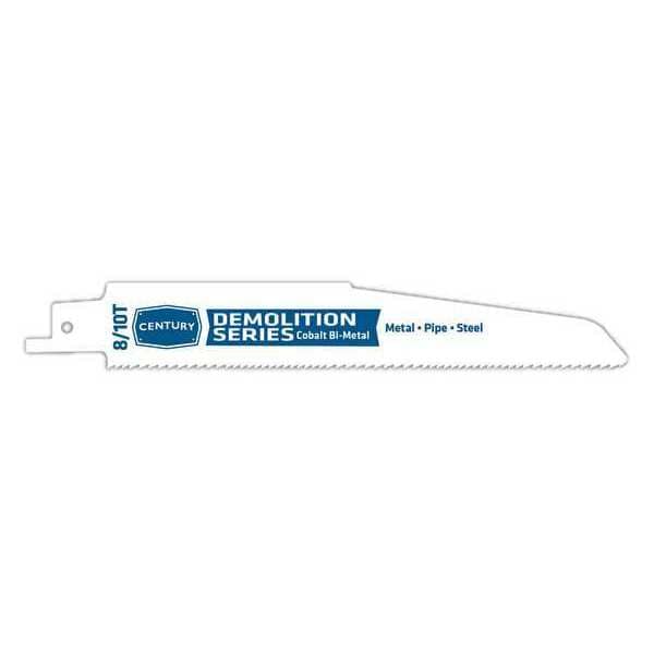 Century Drill & Tool 6" L x Demolition Cutting Demolition Bi-Metal RecipBlade, 8/10Tx6in - 07605