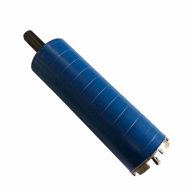 Broca de diamante seco de 3 pulgadas para ladrillo y bloque, 9.5 pulgadas de profundidad de perforación, adaptador de broca piloto de 5/8 pulgadas-11 - DBP0300A5ADJ16
