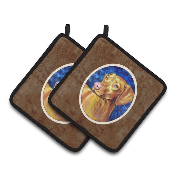 Carolines Treasures Vizsla Pair of Pot Holders - 7289PTHD