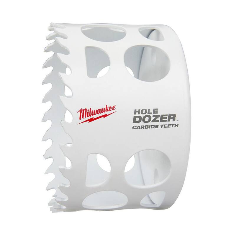 Broca para sierra de agujero de carburo de 3/4 de pulgada de Milwaukee - 49-56-0702