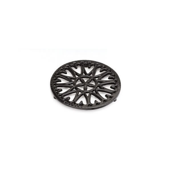 Perfectpillows Minuteman International Co. C-33BK Black Enamel Trivet  6.5 in - PE2547847