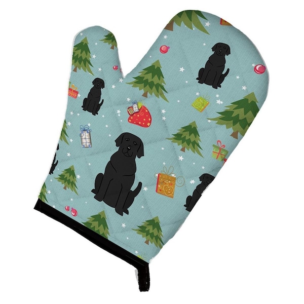 Carolines Treasures Christmas Black Labrador Oven Mitt - BB4717OVMT