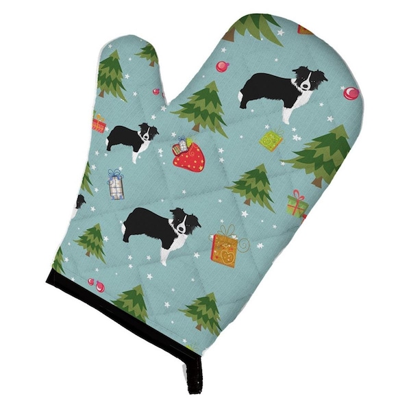 Carolines Treasures Christmas Border Collie Oven Mitt - BB4913OVMT